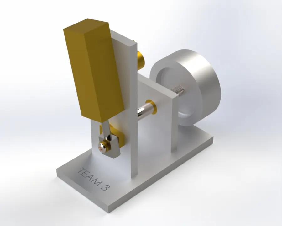 Pipsqueak engine CAD rendering